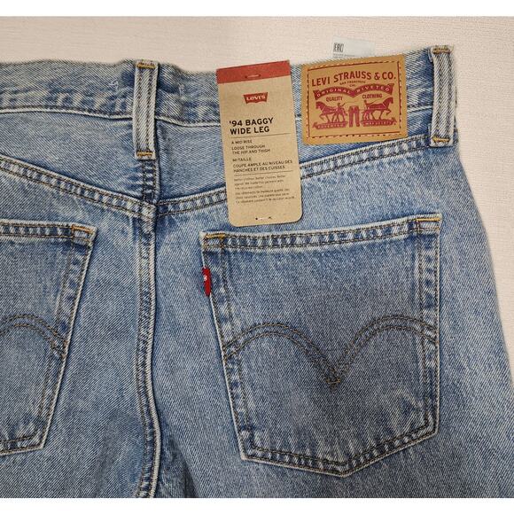 Levi's 94 baggy wide leg W29''x L31'' women's - Picture 7 of 9